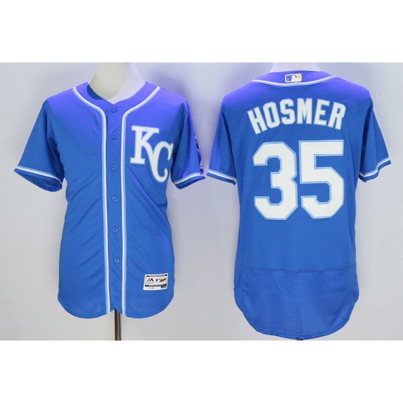 Cheap Eric Hosmer Royals Jersey From China Royal Blue 2016 FLEXBASE #35 in Men Women Youth Size