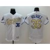 Cheap Edinson Volquez Royals Jersey From China White 2016 champion 2016 FLEXBASE #36 in Men Women Youth Size