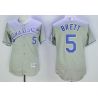 Cheap George Brett Royals Jersey From China Gray 2016 FLEXBASE #5 in Men Women Youth Size