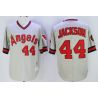 Cheap Reggie Jackson Angels Jersey From China Grey 1985 throwback 2016 FLEXBASE #44 in Men Women Youth Size