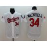 Cheap Fernando Valenzuela Dodgers Jersey From China White Fashion Stars & Stripes 2016 FLEXBASE #34 in Men Women Youth Size