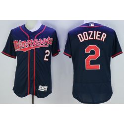 Cheap Brian Dozier Twins Jersey From China Blue 2016 FLEXBASE #2 in Men Women Youth Size