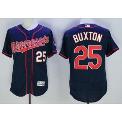 Cheap Byron Buxton Twins Jersey From China Blue 2016 FLEXBASE #25 in Men Women Youth Size