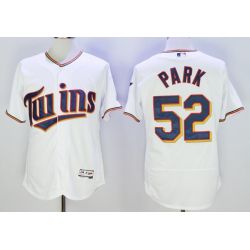 Cheap Byung Ho Park Twins Jersey From China White 2016 FLEXBASE #52 in Men Women Youth Size