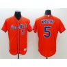 Cheap David Wright Mets Jersey From China Orange Los Mets 2016 FLEXBASE #5 in Men Women Youth Size