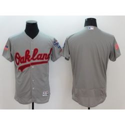 Cheap Athletics Jersey From China Grey Fashion Stars & Stripes Blank 2016 FLEXBASE in Men Women Youth Size