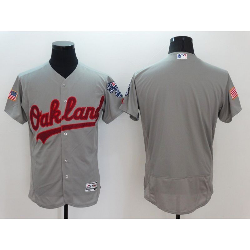 Cheap Athletics Jersey From China Grey Fashion Stars & Stripes Blank 2016 FLEXBASE in Men Women Youth Size