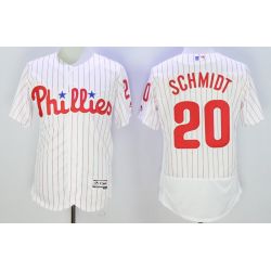 Cheap Mike Schmidt Phillies Jersey From China White 2016 FLEXBASE #20 in Men Women Youth Size