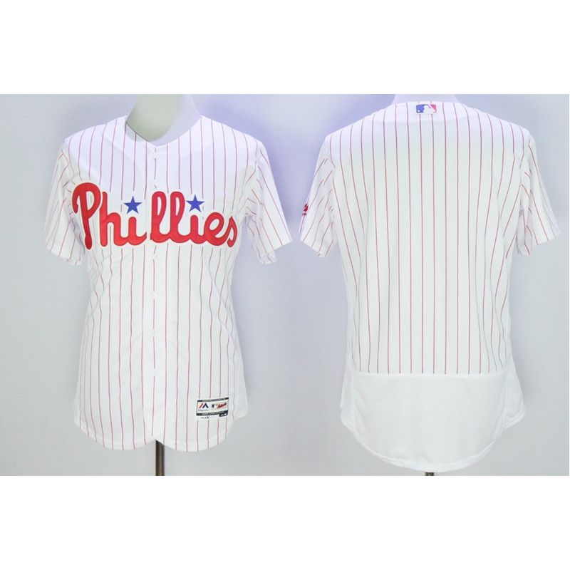 Cheap Phillies Jersey From China White Blank 2016 FLEXBASE in Men Women Youth Size