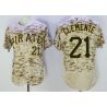 Cheap Roberto Clemente Pirates Jersey From China Camo 2016 FLEXBASE #21 in Men Women Youth Size