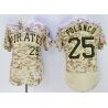 Cheap Gregory Polanco Pirates Jersey From China Camo 2016 FLEXBASE #25 in Men Women Youth Size