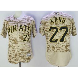 Cheap Jung-ho Kang Pirates Jersey From China Camo 2016 FLEXBASE #27 in Men Women Youth Size