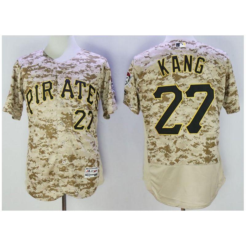 Cheap Jung-ho Kang Pirates Jersey From China Camo 2016 FLEXBASE #27 in Men Women Youth Size