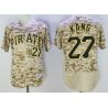 Cheap Jung-ho Kang Pirates Jersey From China Camo 2016 FLEXBASE #27 in Men Women Youth Size