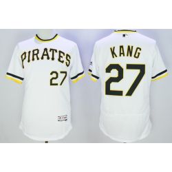 Cheap Jung-ho Kang Pirates Jersey From China White throwback 2016 FLEXBASE #27 in Men Women Youth Size