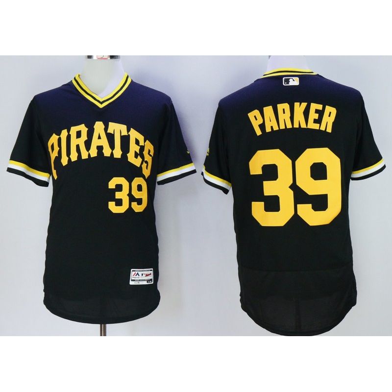 Cheap Dave Parker Pirates Jersey From China Black throwback 2016 FLEXBASE #39 in Men Women Youth Size