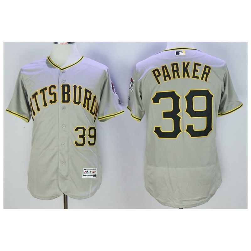 Cheap Dave Parker Pirates Jersey From China Grey 2016 FLEXBASE #39 in Men Women Youth Size