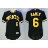 Cheap Starling Marte Pirates Jersey From China Black throwback 2016 FLEXBASE #6 in Men Women Youth Size