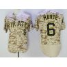 Cheap Starling Marte Pirates Jersey From China Camo 2016 FLEXBASE #6 in Men Women Youth Size