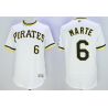 Cheap Starling Marte Pirates Jersey From China White throwback 2016 FLEXBASE #6 in Men Women Youth Size