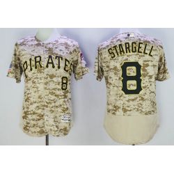 Cheap Willie Stargell Pirates Jersey From China Camo 2016 FLEXBASE #8 in Men Women Youth Size