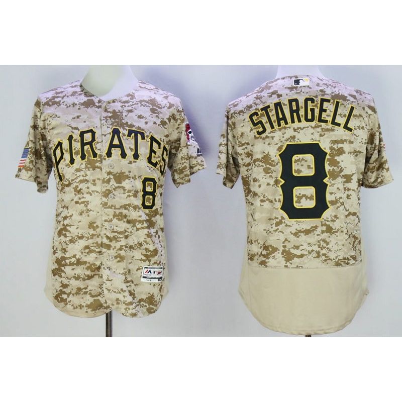 Cheap Willie Stargell Pirates Jersey From China Camo 2016 FLEXBASE #8 in Men Women Youth Size Cheap Willie Stargell Pirates Jersey From China Camo 2016 FLEXBASE #8 in Men Women Youth Size