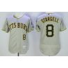 Cheap Willie Stargell Pirates Jersey From China Grey 2016 FLEXBASE #8 in Men Women Youth Size