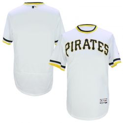 Cheap Pirates Jersey From China White throwback Blank 2016 FLEXBASE in Men Women Youth Size