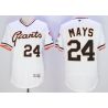 Cheap Willie Mays Giants Jersey From China White V-neck throwback 2016 FLEXBASE #24 in Men Women Youth Size