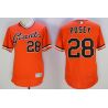 Cheap Buster Posey Giants Jersey From China Orange 1978 turn back the clock 2016 FLEXBASE #28 in Men Women Youth Size