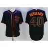 Cheap Madison Bumgarner Giants Jersey From China Black SF #40 in Men Women Youth Size