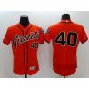 Cheap Madison Bumgarner Giants Jersey From China Orange 2016 FLEXBASE #40 in Men Women Youth Size