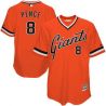 Cheap Hunter Pence Giants Jersey From China Orange 1978 turn back the clock 2016 FLEXBASE #8 in Men Women Youth Size