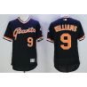 Cheap Matt Williams Giants Jersey From China Black V-neck throwback 2016 FLEXBASE #9 in Men Women Youth Size