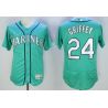 Cheap Ken Griffey Jr Mariners Jersey From China Green 2016 hall of fame 2016 FLEXBASE #24 in Men Women Youth Size