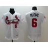 Cheap Stan Musial Cardinals Jersey From China White Fashion Stars & Stripes 2016 FLEXBASE #6 in Men Women Youth Size