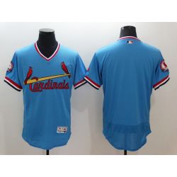 Cheap Cardinals Jersey From China Blue V-neck throwback Blank 2016 FLEXBASE in Men Women Youth Size