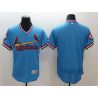 Cheap Cardinals Jersey From China Blue V-neck throwback Blank 2016 FLEXBASE in Men Women Youth Size