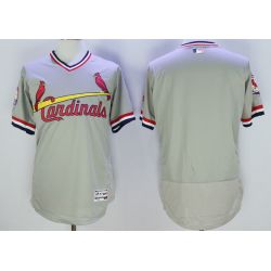 Cheap Cardinals Jersey From China Gray V-neck throwback Blank 2016 FLEXBASE in Men Women Youth Size