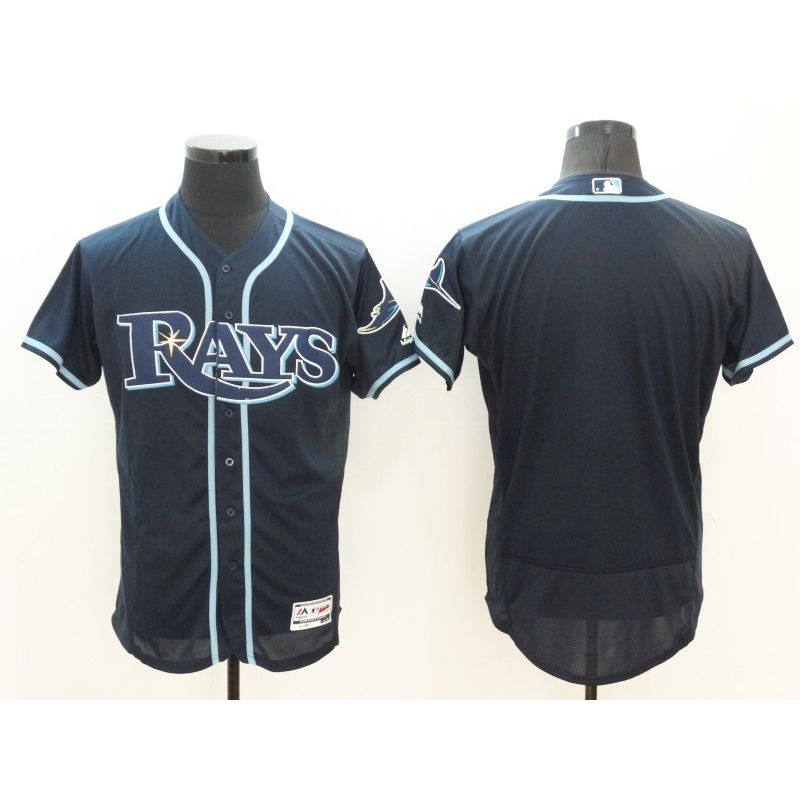 Cheap Rays Jersey From China Navy Blank 2016 FLEXBASE in Men Women Youth Size