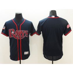 Cheap Rays Jersey From China Navy Fashion Stars & Stripes Blank 2016 FLEXBASE in Men Women Youth Size