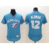 Cheap Roberto Alomar Blue Jays Jersey From China Light Blue 2016 FLEXBASE #12 in Men Women Youth Size