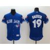 Cheap Jose Bautista Blue Jays Jersey From China Blue Fashion Stars & Stripes 2016 FLEXBASE #19 in Men Women Youth Size