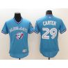 Cheap Joe Carter Blue Jays Jersey From China Light Blue 2016 FLEXBASE #29 in Men Women Youth Size