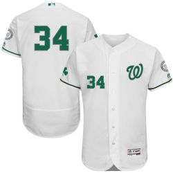Cheap Bryce Harper Nationals Jersey From China White Celtic 2016 FLEXBASE #34 in Men Women Youth Size