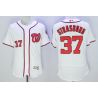 Cheap Stephen Strasburg Nationals Jersey From China White 2016 FLEXBASE #37 in Men Women Youth Size