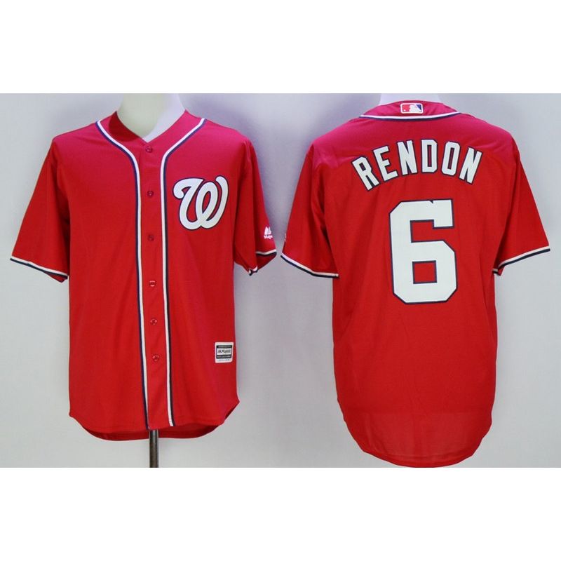 Cheap Anthony Rendon Nationals Jersey From China Red #6 in Men Women Youth Size