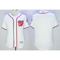 Cheap Nationals Jersey From China White Blank 2016 FLEXBASE in Men Women Youth Size