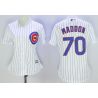 Cheap Joe Maddon Cubs Women Jersey From China White #70