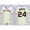 Cheap Willie Mays Giants Women Jersey From China Cream #24